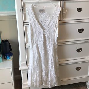 Free People White Lace Dress Size 2